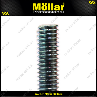 MOLLAR 93-096 Baut JP M4 x 10 - 100 pcs