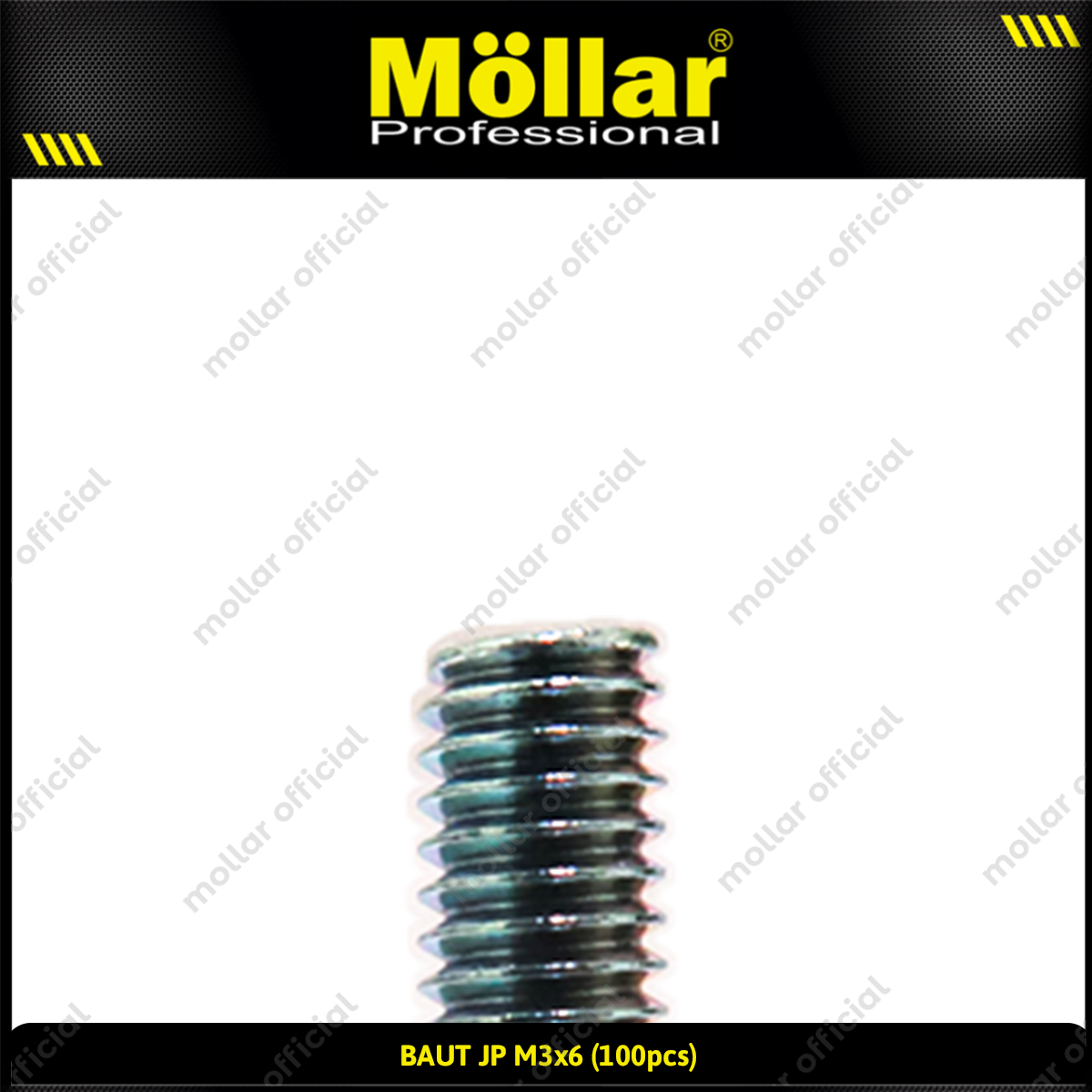 MOLLAR 93-082 Baut JP M3 x 6 - 100 pcs