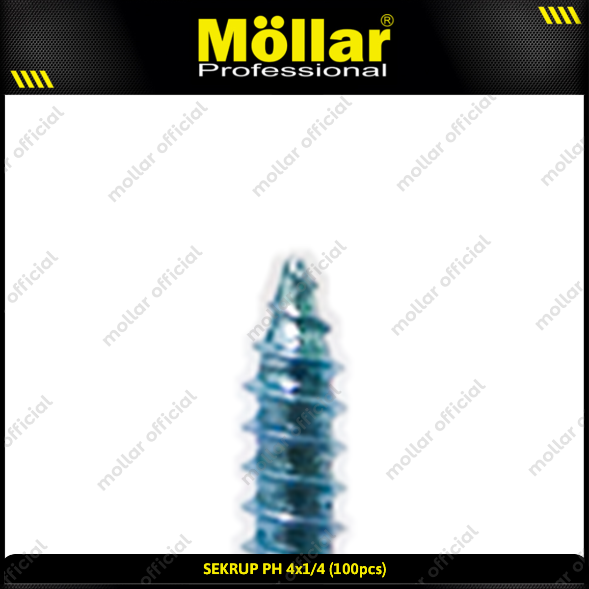 MOLLAR 93-014 Sekrup PH 4 x 1/4 - 100 pcs