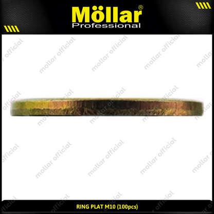 MOLLAR 93-075 Ring Plat M10 - 100 pcs