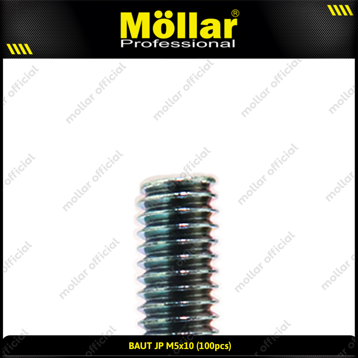 MOLLAR 93-107 Baut JP M5 x 10 - 100 pcs