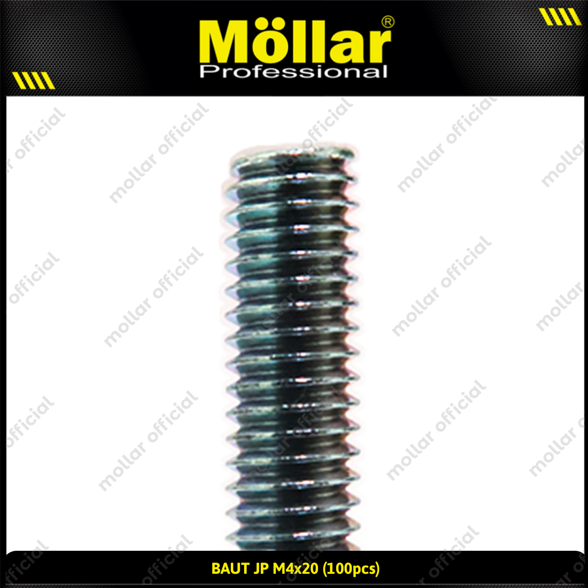 MOLLAR 93-099 Baut JP M4 x 20 - 100 pcs