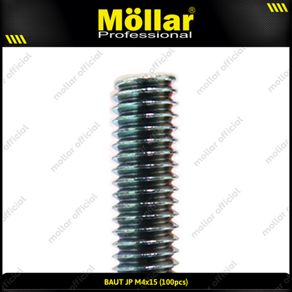 MOLLAR 93-098 Baut JP M4 x 15 - 100 pcs