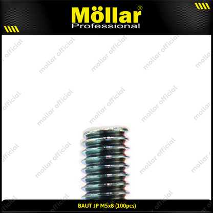 MOLLAR 93-106 Baut JP M5 x 8 - 100 pcs