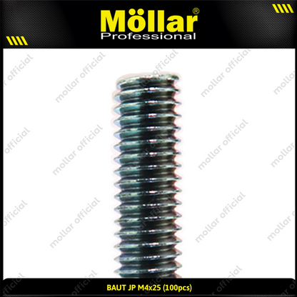 MOLLAR 93-100 Baut JP M4 x 25 - 100 pcs