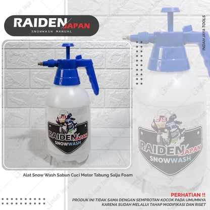 RAIDEN Botol Sprayer Snow Wash 2 liter / Alat Cuci Sabun Semprotan Air