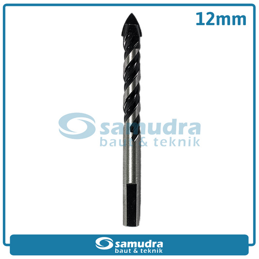 K55 K55-ER-CGD-012 Mata Bor Tombak 12 mm Pelubang Beton Keramik