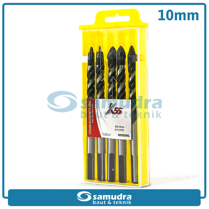 K55 K55-ER-CGD-010 Mata Bor Tombak 10 mm Pelubang Beton Keramik