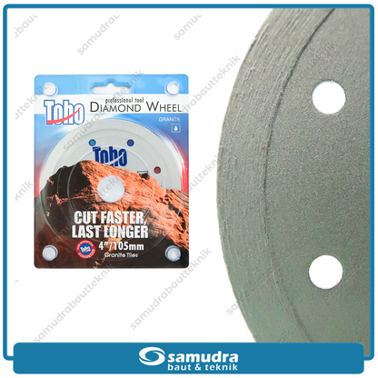 TOHO Mata Potong Keramik Basah 4" / Diamond Wheel Wet
