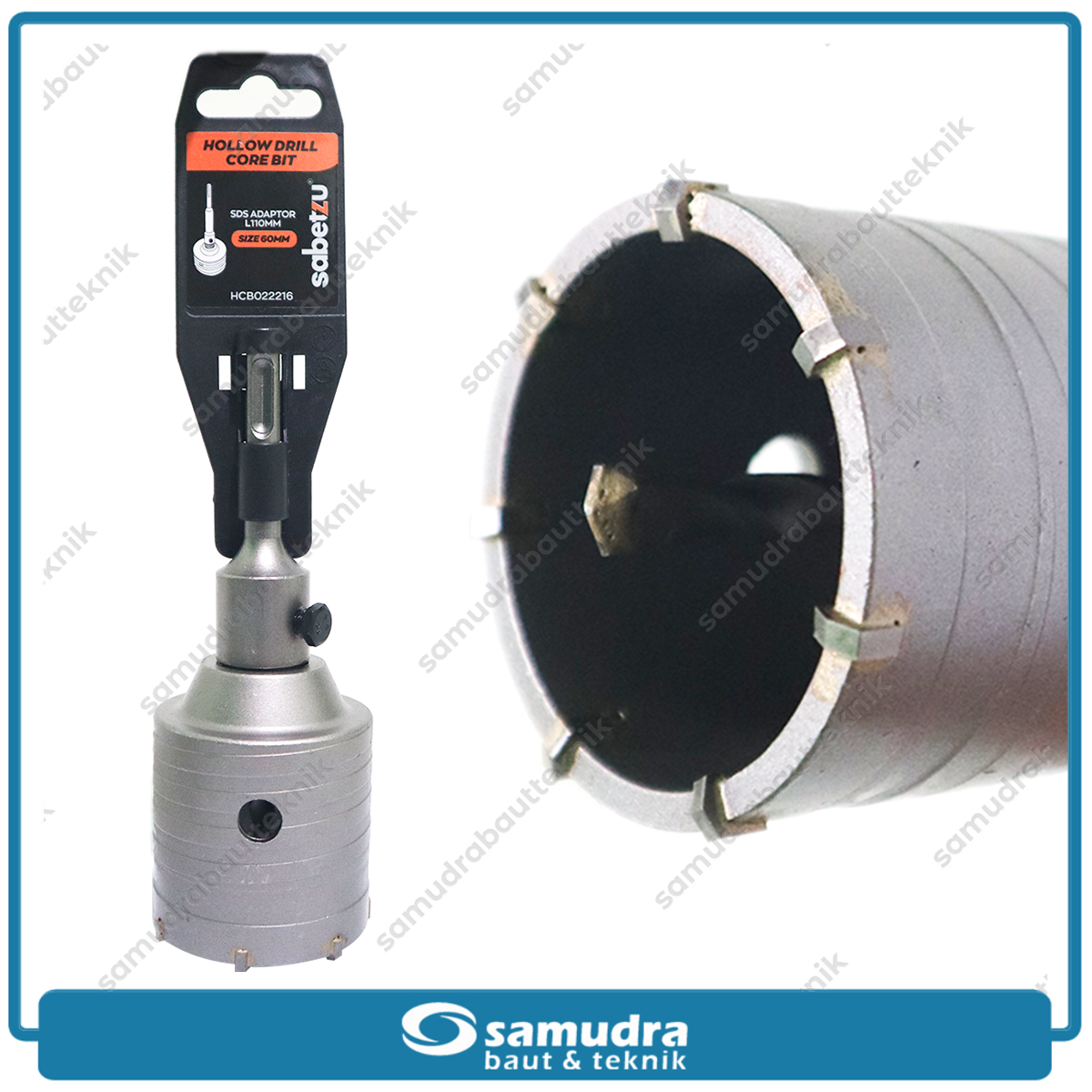 SABETZU HCB022216 Hole Saw Beton 60 mm / Hollow Core Drill Bit