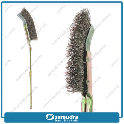 MULTIPRO UHB-21 Sikat Kawat Stainless Gagang Besi Bengkok