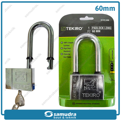 TEKIRO GT-PL1438 Gembok 60 mm Long / Gembok Leher Panjang