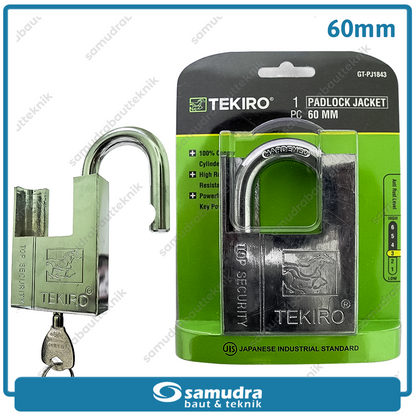 TEKIRO GT-PJ1843 Gembok Jaket 60 mm