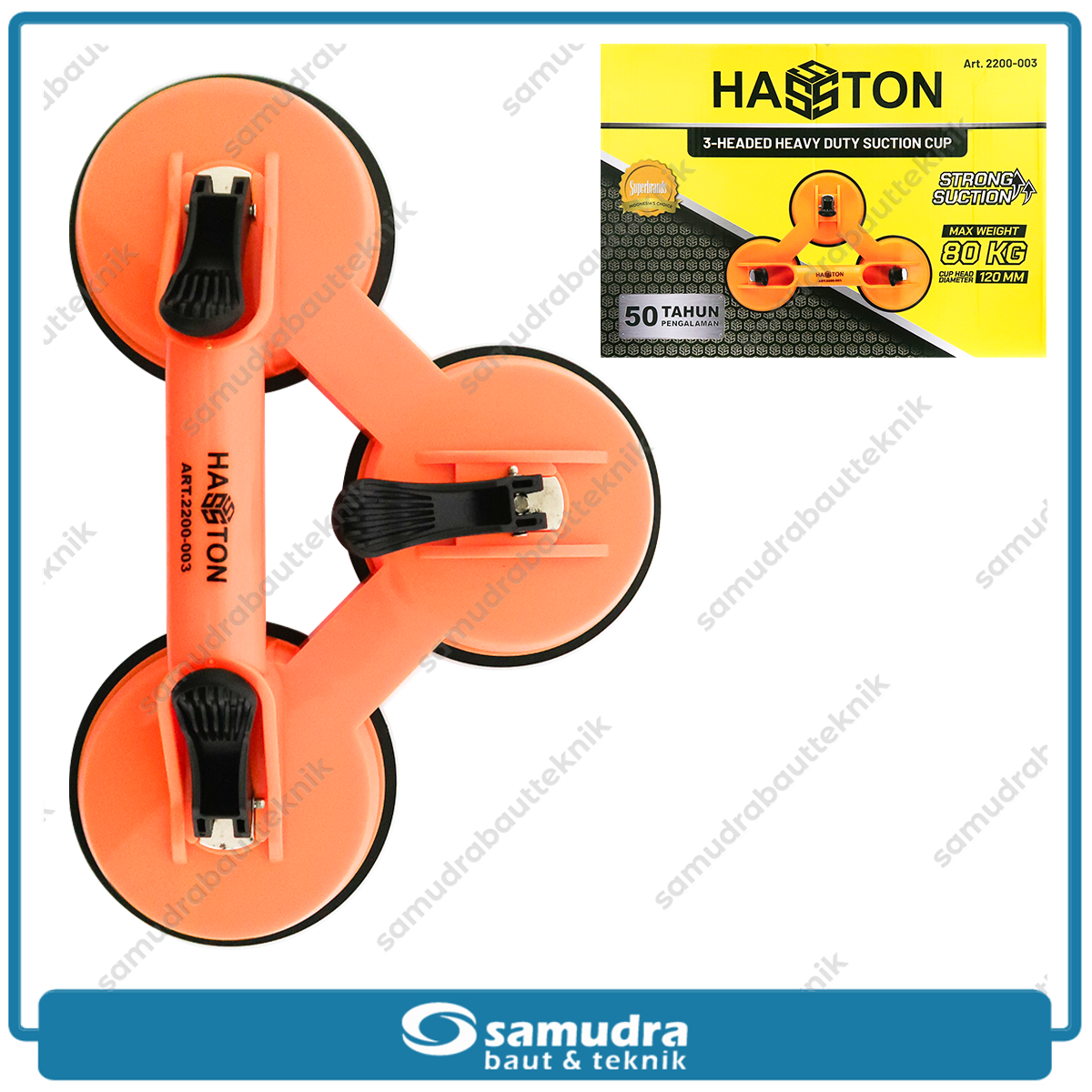 HASSTON 2200-003 Kop Kaca Tiga Kaki Body PVC