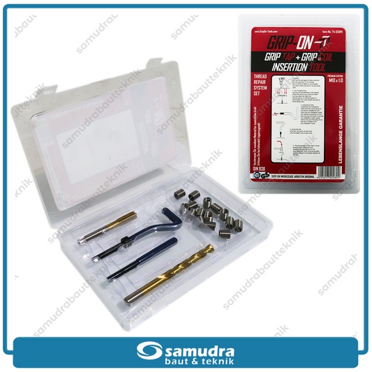 GRIPON 74-028 Thread Repair System Set 10 x 1.0 / Alat Tambah Daging