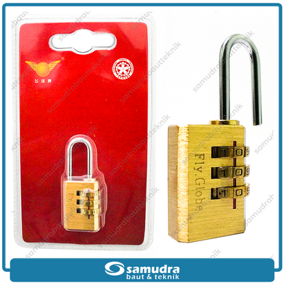 FLYGLOBE FQ-300 Gembok Koper Angka Kuning