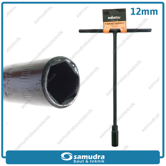 SABETZU Kunci Sok T Hitam 12 mm