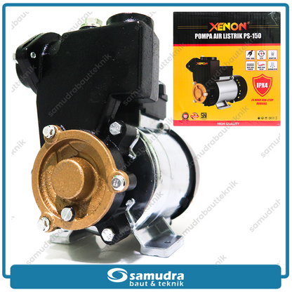 XENON PS150 Pompa Air Listrik Sumur Dangkal Non-Otomatis Tanpa Tabung