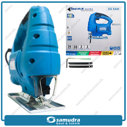 BENZ BZ-8089 Mesin Jigsaw Listrik 65 mm Variable Speed