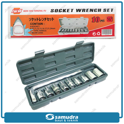 IWA Kunci Sok Set 10 pcs Box Plastik