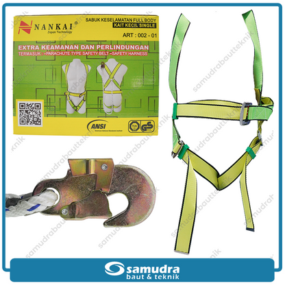 NANKAI 002-01 Safety Belt Full Body Single Hook Kecil