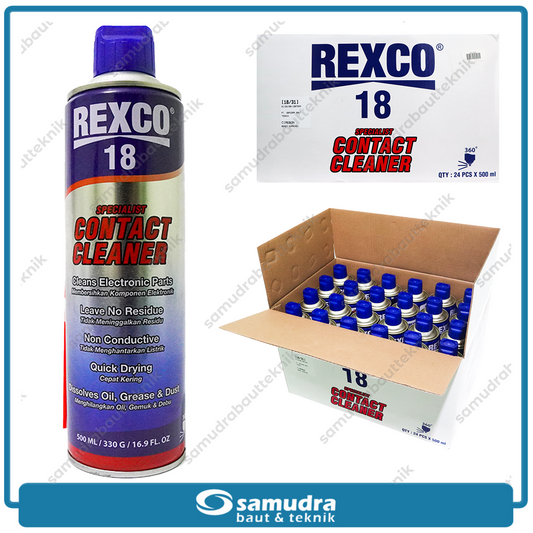 REXCO 18 Specialist Contact Cleaner 500 ml  isi 24 pcs