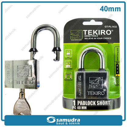 TEKIRO GT-PL1432 Gembok 40 mm Short / Gembok Leher Pendek