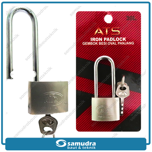 ATS Gembok 30 mm Long / Gembok Besi Leher Panjang
