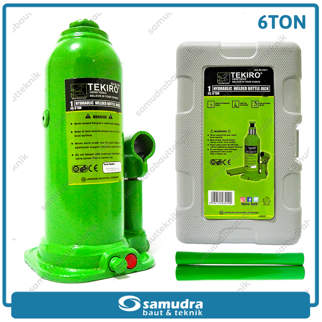 TEKIRO AU-BJ1911 Dongkrak Botol Tipe Baru 6 Ton