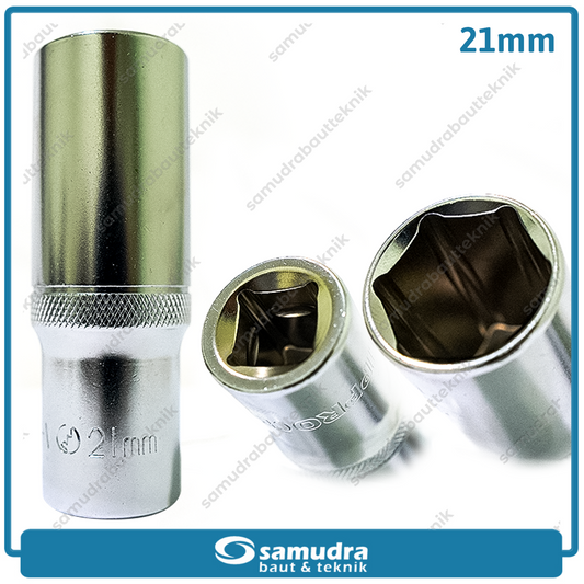 LIPPRO 3230M-21 Mata Sok Panjang 1/2" 6PT 21 mm / Deep Socket