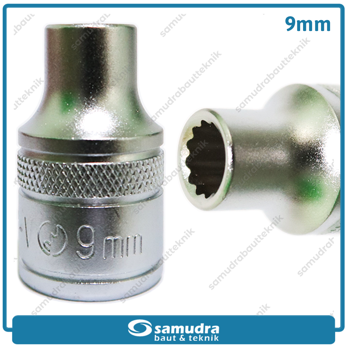 LIPPRO 3126M-9 Mata Sok 1/2" 12PT 9 mm