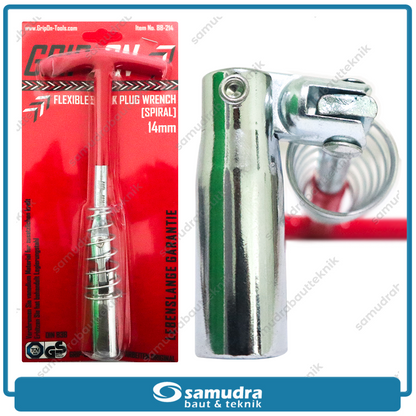 GRIPON 88-214 Kunci Sok T Busi Fleksibel Spiral 14 mm