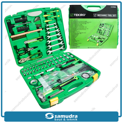 TEKIRO SC-MT0628 Tool Kit Mekanik Set 130 pcs Box Plastik / Mechanic Tools