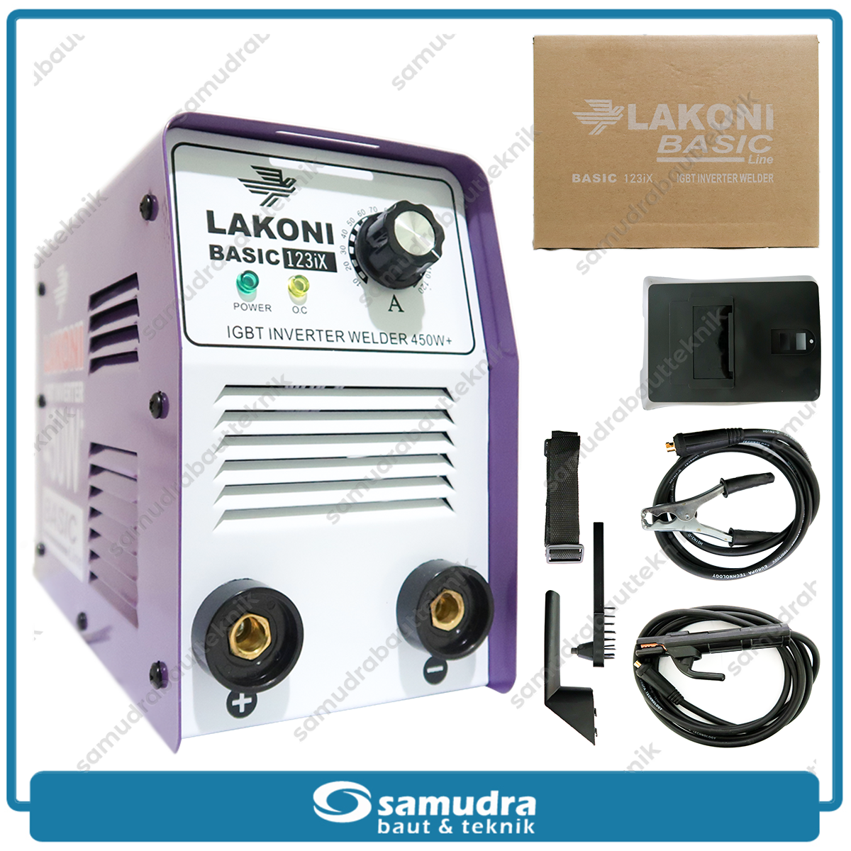 LAKONI BASIC-123iX Mesin Las Listrik IGBT 120A 450 Watt