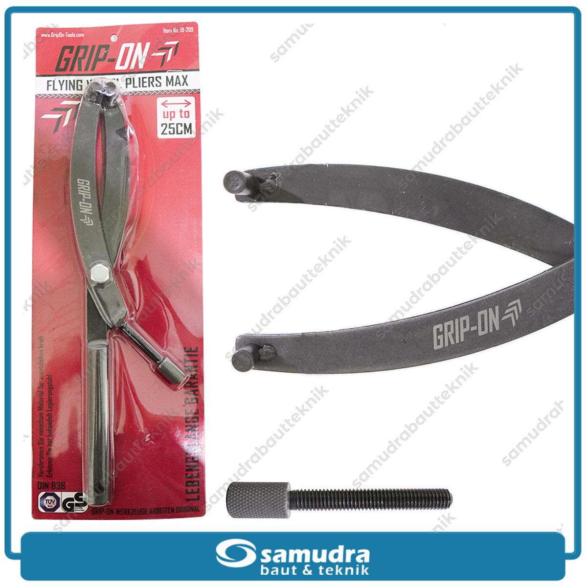 GRIPON 19-209 Flying Wheel Pliers Next-Gen Max 25 cm / Treker CVT Matic