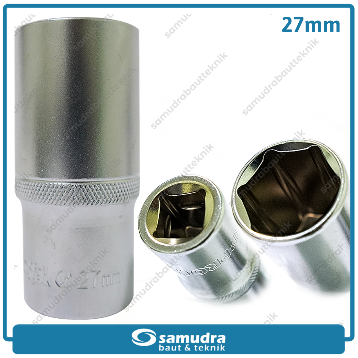 LIPPRO 3230M-27 Mata Sok Panjang 1/2" 6PT 27 mm / Deep Socket
