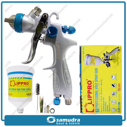 LIPPRO 9828-G60 Spray Gun HVLP Tabung Plastik 600 cc / Semprotan Cat