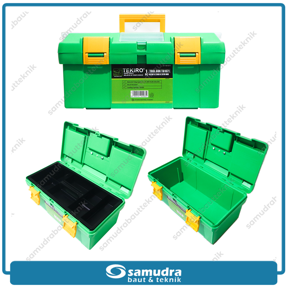 TEKIRO ST-TB1071 Tool Box Plastik 0205 442 x 238 x 207 mm