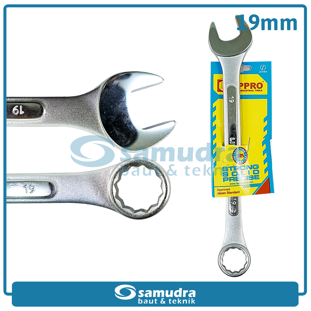 LIPPRO 600C-19 Kunci Ring Pas 19 mm