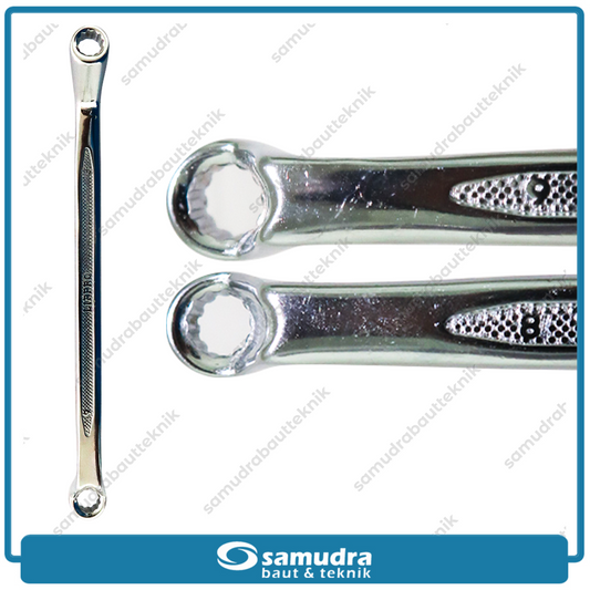 LIPPRO Kunci Ring 75 Derajat NEW 8 x 9 mm