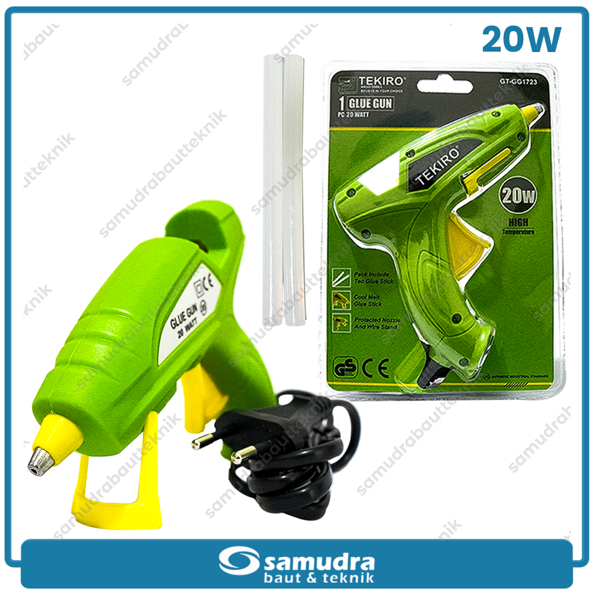 TEKIRO GT-GG1723 Glue Gun 20 Watt / Lem Tembak
