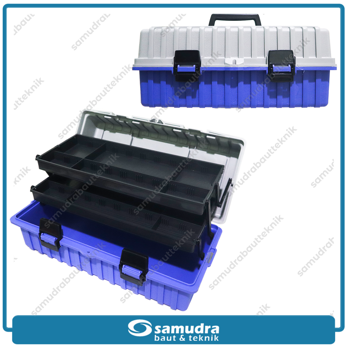 KENMASTER TOOL-026 Tool Box Plastik Besar 17" 42x18.5x17 cm