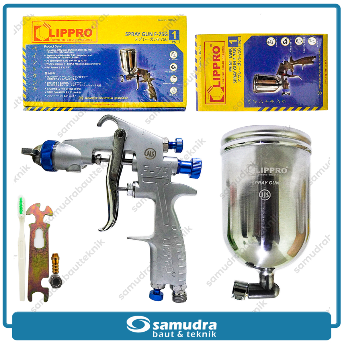 LIPPRO 9875-G Spray Gun F75 Tabung Atas / Semprotan Cat