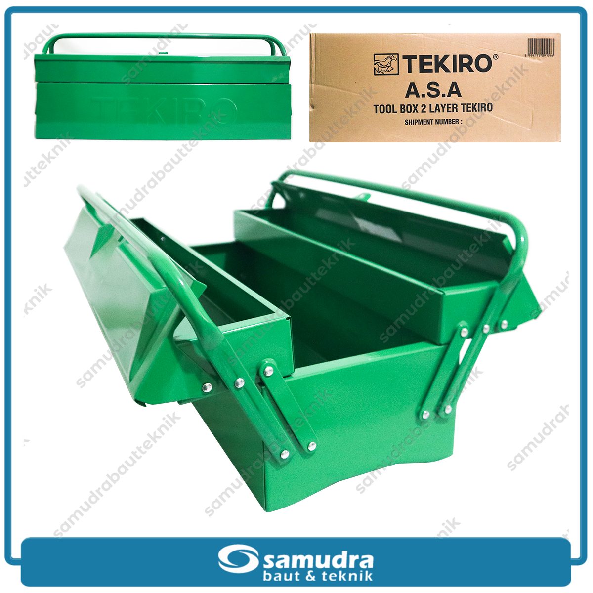 TEKIRO ST-TB2339 Tool Box Besi 2 Susun