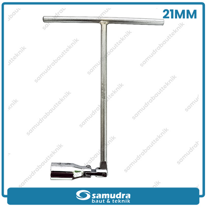 GRIPON 88-021 Kunci Sok T Busi Fleksibel Chrome 21 mm