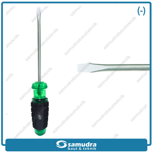 ATS ACG1 Obeng Gagang Karet 6" Minus / Cushion Grip Screwdriver