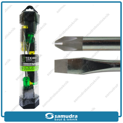 TEKIRO SD-CG0934 Obeng Gagang Karet Set 7 pcs