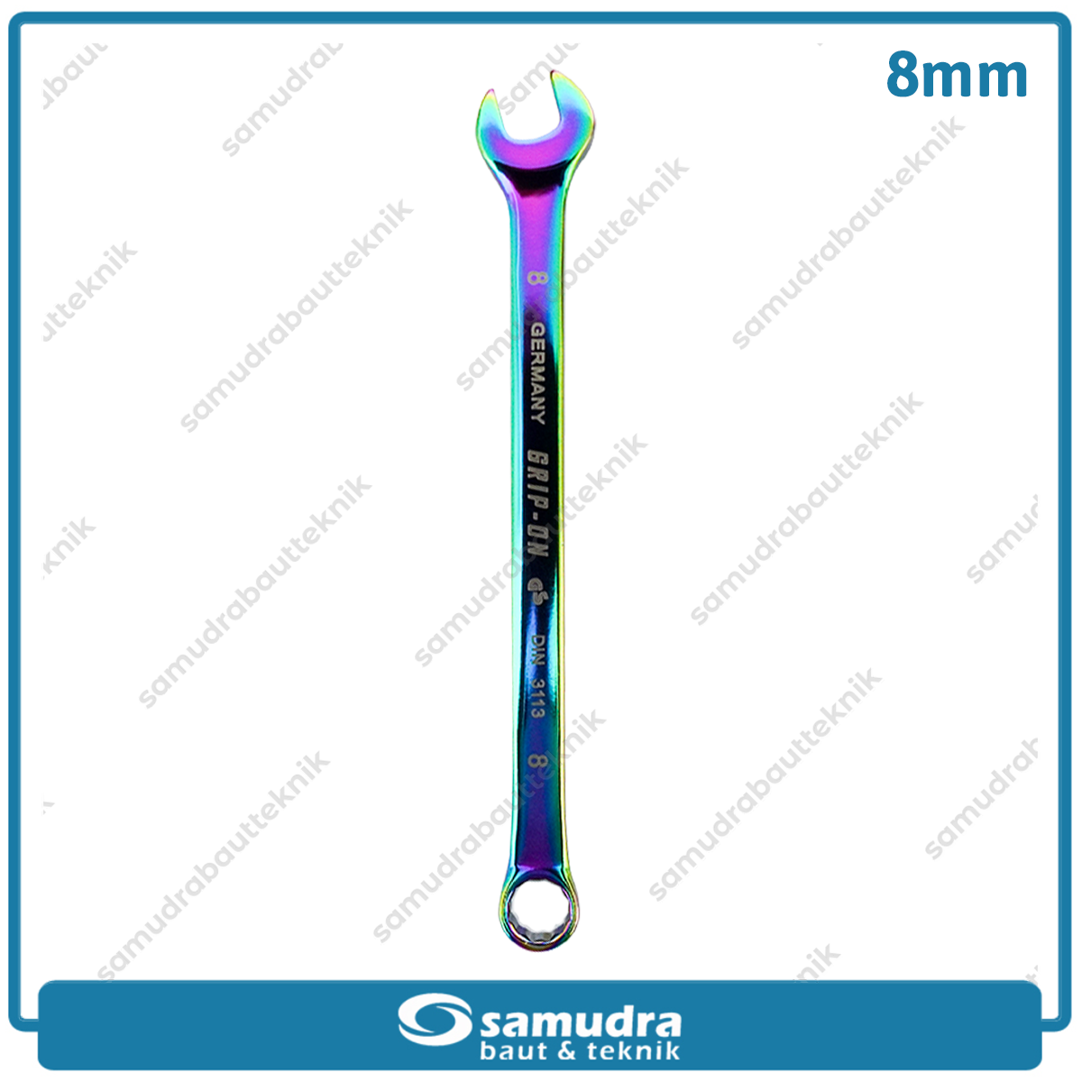 GRIPON 18-608 Kunci Ring Pas Titanium 8 mm