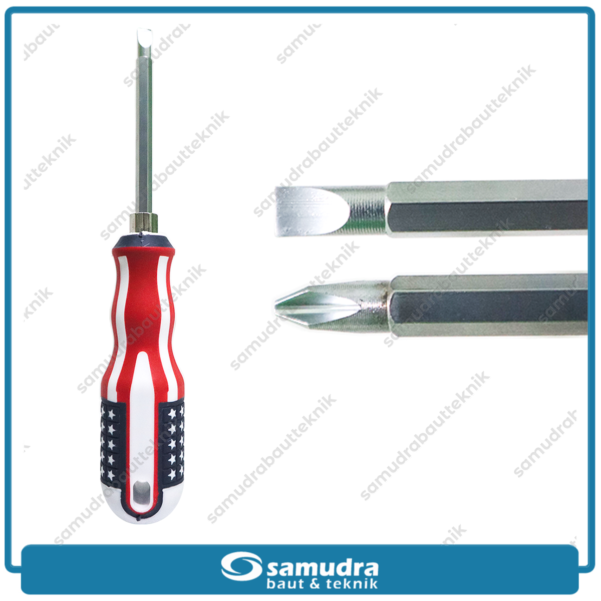 KTP SD-KM4125 Obeng 2 Way Bendera 145 mm