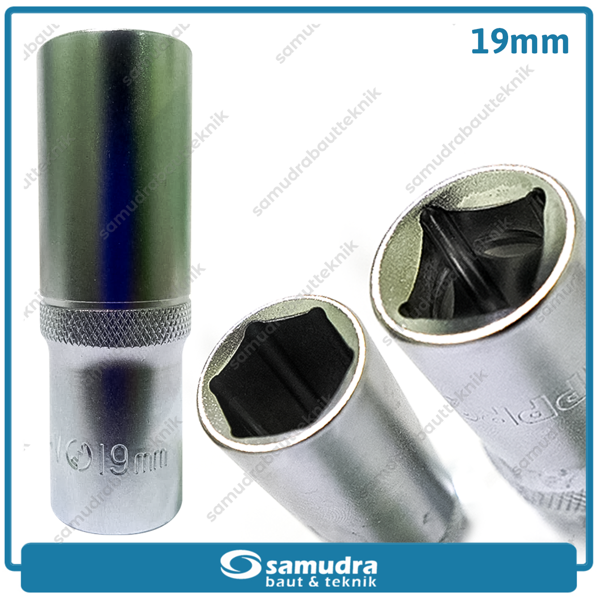 LIPPRO 3230M-19 Mata Sok Panjang 1/2" 6PT 19 mm / Deep Socket